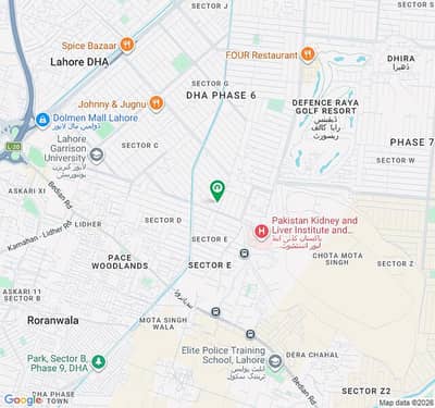 PLOT FOR SALE IN DHA PHASE-6 SECTOR E