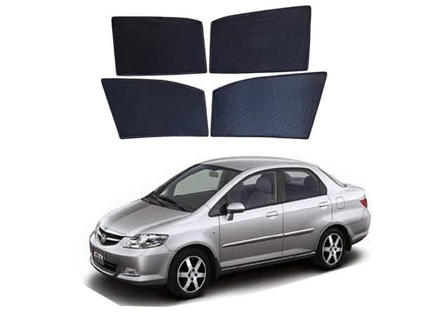 Honda City Premium Quality Japani Sun Shades 4 Pcs - Model - 2003-2008