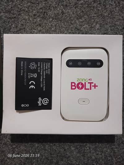 Zong 4g+ bolt wifi device