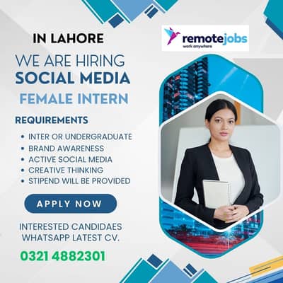 INTERN SOCIAL MEDIA FEMALE