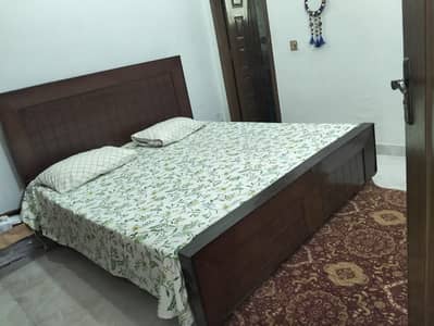 Wooden square frame bed