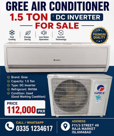 gree inverter 1.5ton
