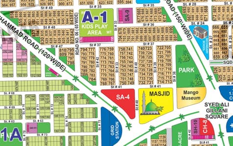 Prime Location Plot in Sector A Kanal NEAR PARK and Ideal for Living & Investment