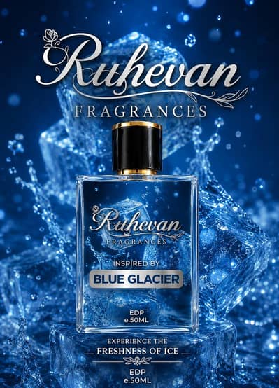 Ruhevan Blue Glacier Perfume 50ML | Long Lasting Premium Fragrance