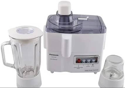 Panasonic 3 In 1 Multipurpose Electric Juicer Blender Machine 2026