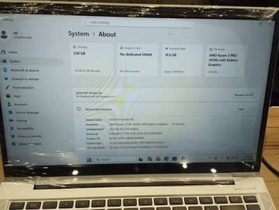 hp Ryzen 5 g8 5650u