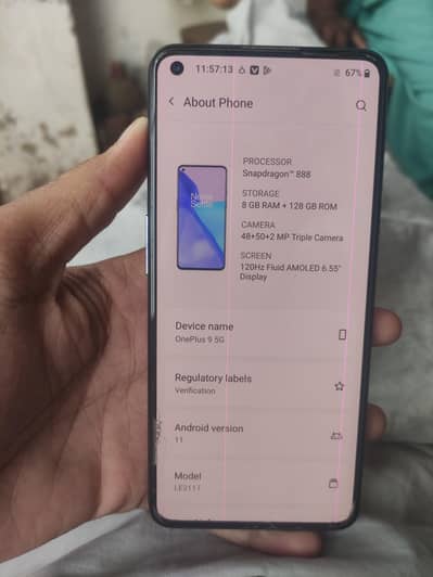 OnePlus 9 [ 8/128 ] [ 90 fps PUBG ] [ Exchange Possible ]
