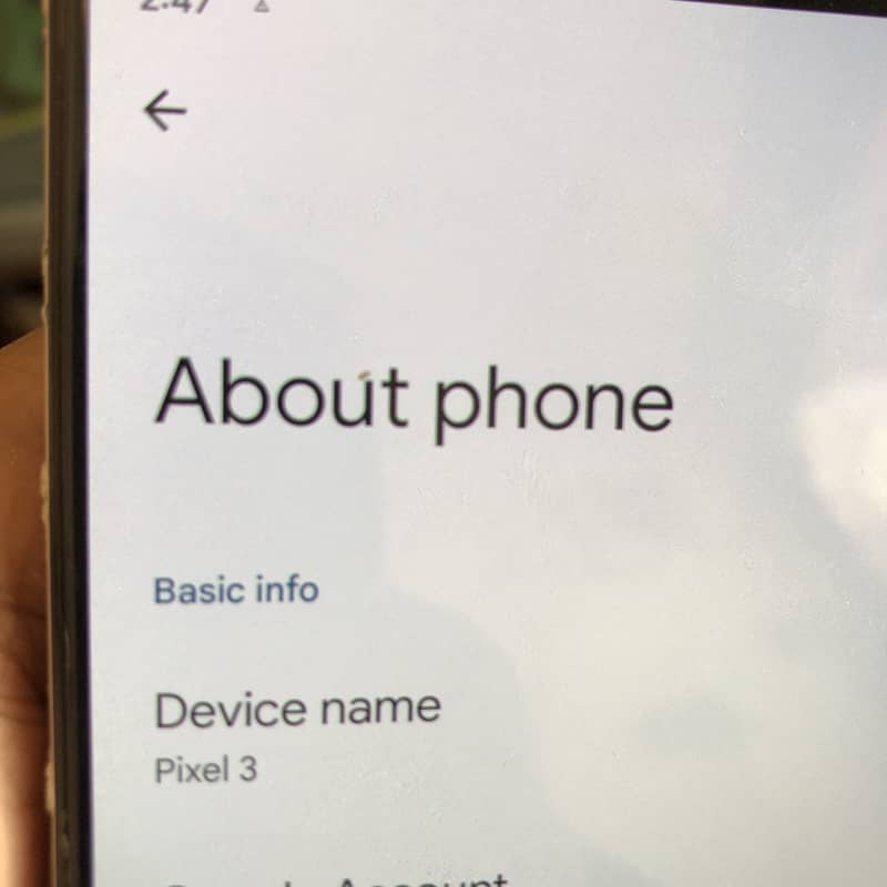 Google pixel 3 3