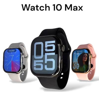 Watch 10 Max Smartwatch – Bluetooth Calling, HD Display, Premium Quali