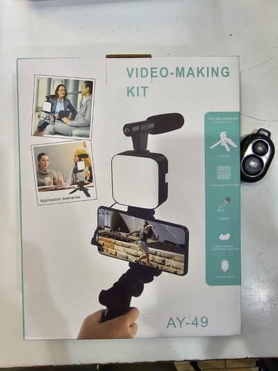 camera stand with mike