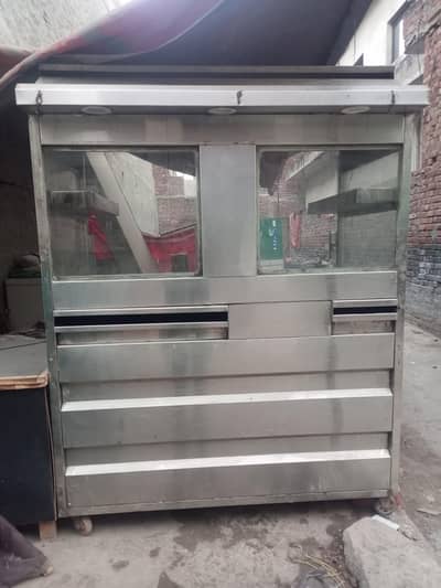 Burger shwarma countr best for fast food buisness stainless steel