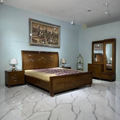 Luxury Sheesham Wooden Bedroom Set - Luxury Bed Set - Bed Set