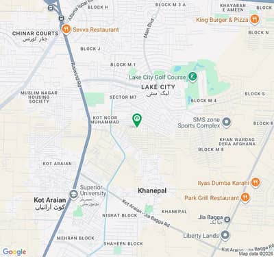 5 Marla Residential Plot For Sale In Lake City Sector M7 C1