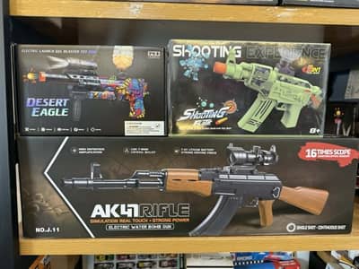 Automatic Electric Gel Blaster Guns Collections (Rechargable Guns Toy
