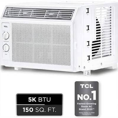Window inverter AC TCL brand 0.5Ton with supply condition like new ,