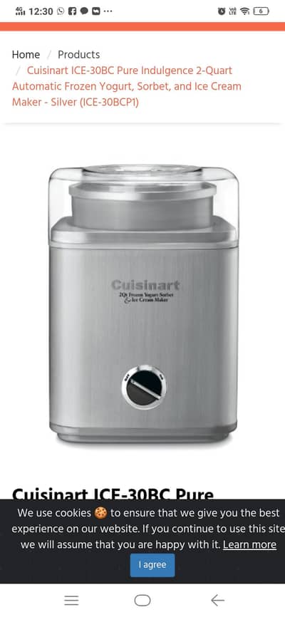 ice cream maker