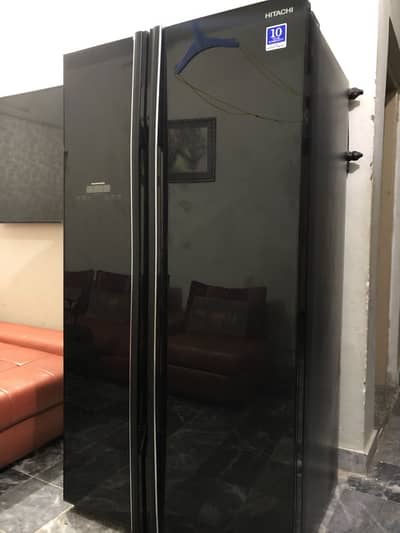 Hitachi side by side inverter Refrigerator Imported Tempered Glass
