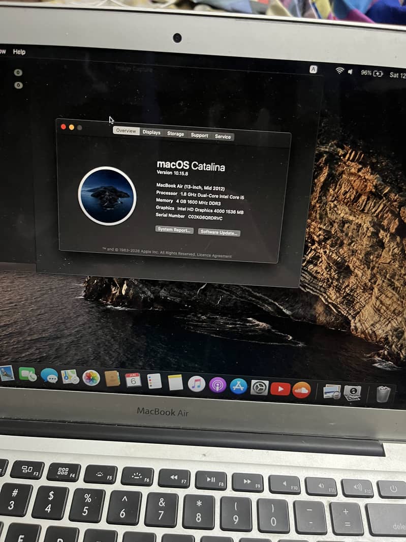 Macbook air mid 2012 1