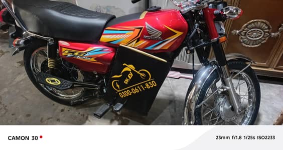 cg125 electric me tyar krwaya ha full options bike. 03028841920