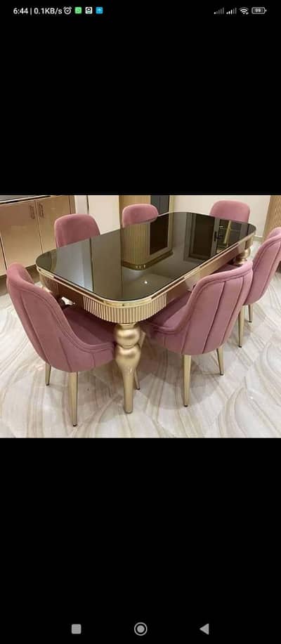 6 seater dining table set, restaurant dining table, modern dining set