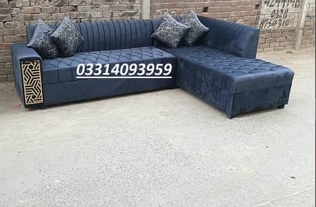 L shape sofa set / sofa set / corner sofa set / Molty foam sofa set