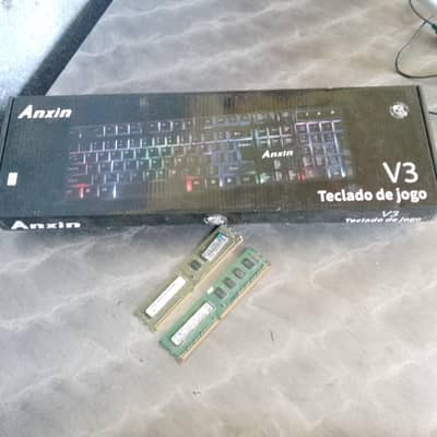 RGB Gaming keyboards+ 2 RAM sticks ( 2GB )