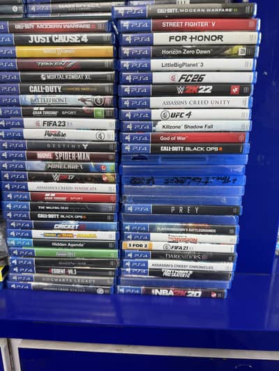 Ps4 used games All games Different prices