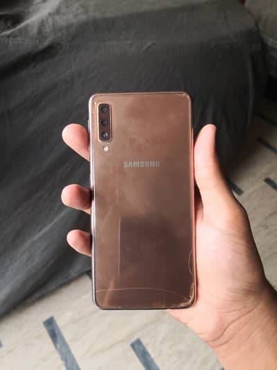 Samsung Mobile A7  4/128 GB with amoled display