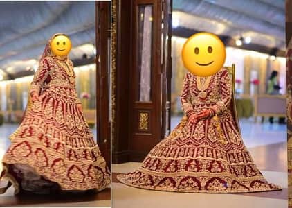 Bridal deep Red Lehenga Choli for Sale – Fresh & Ready to Wear