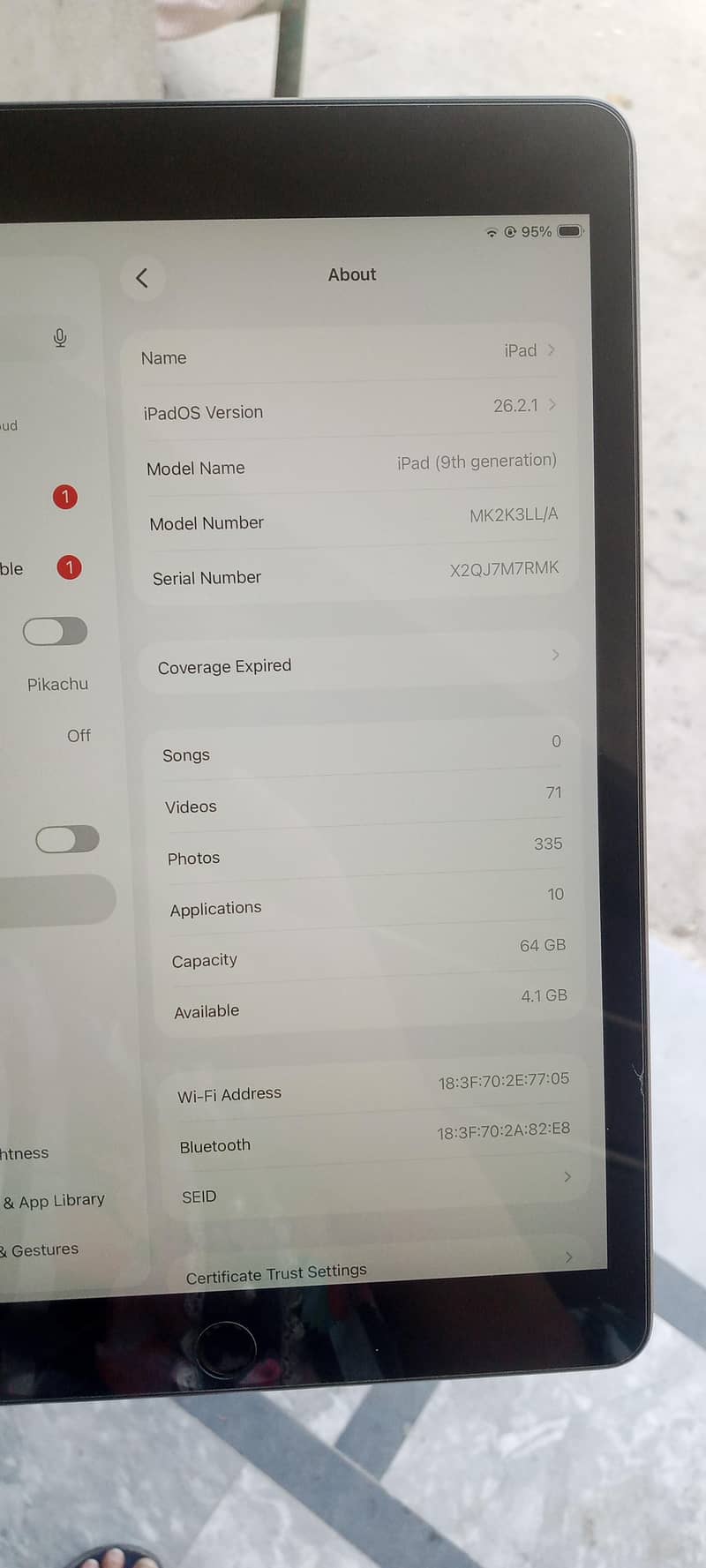 IPAD 9 GENERATION 1