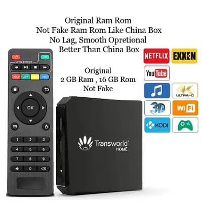 Transworld Home Smart TV Box | Official 4K Android Set-Top Box