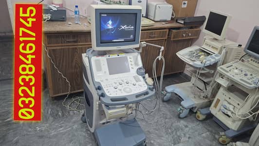 Toshiba Xario Prime (CRT) japanese colour Doppler ultrasound machine