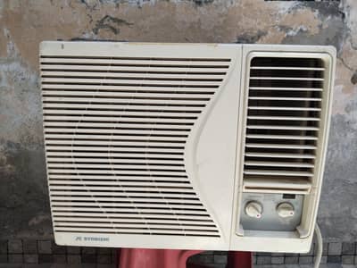Panasonic 0.75 ton window AC original gas perfect working