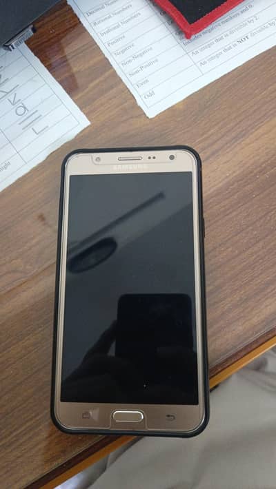 Samsung Mobile J7 ( charger + Cover + Glass Protector )