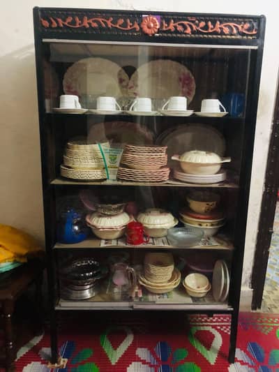 double bed, sidetable, dressing, sofa and tables, with shelf