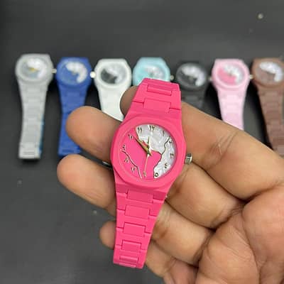 Pink Aura Premium Watches Different Colors Available