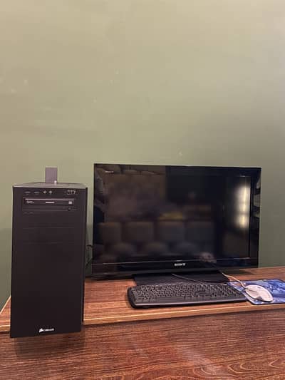 Core i5 4th gen with Amd R9 280 3Gb 384bit and Sony Bravia 32 inch