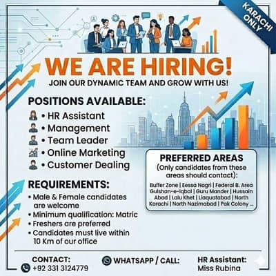 Fresher Office Work || Male & Female || Office Work || Part /Full Time