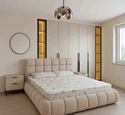 Bed set / Luxury bed / Wooden bed / Double bed / King size bed / bed