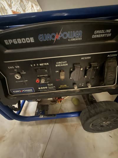 Euro Power 6.3 kW / 6.5 kVA Heavy Duty Petrol/Gas Generator