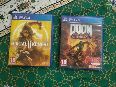 mortal Kombat 11 and doom eternal
