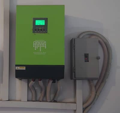 5 kV Soler setap camplate inverter omaga and battery 4 pcs