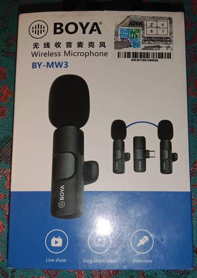 BOYA wireless microphon By-MW3