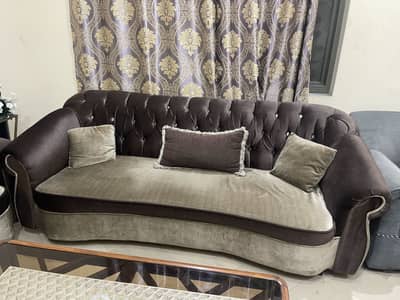 6-Seater Sofa Set (3+2+1) for Sale – Clean & Comfortable | Rs. 40,000