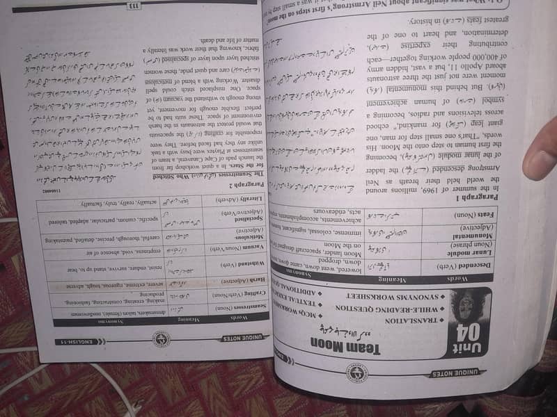 english notes class 11 2