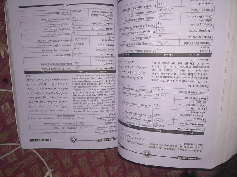 english notes class 11 5