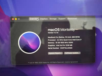 MacBook pro 2015
