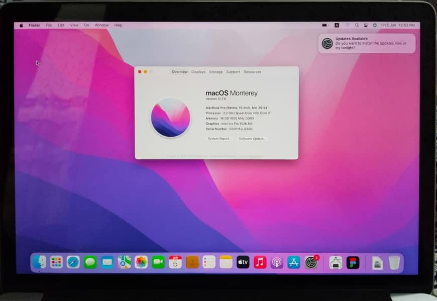 MacBook pro 2015 3