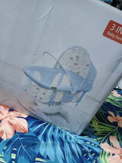 baby swing char with bed 2 in 1