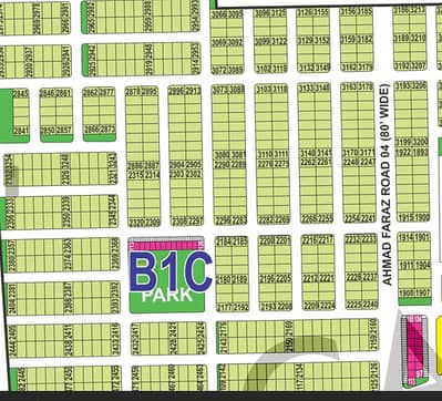 10 Marla Hot Location Plot in b-3 Sector | Plot #. . . . | back to big Park & Main Road